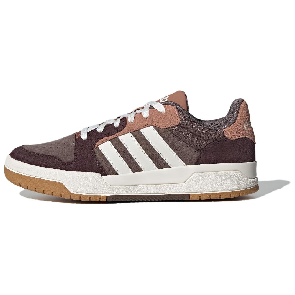 Adidas ENTRAP Abrasion Resistant Low Top Skateboard Shoes Unisex Brown White