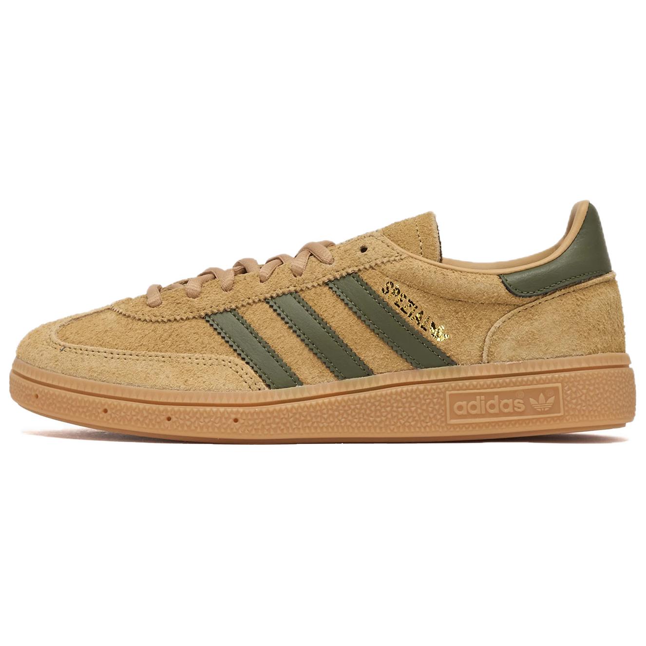 Adidas Originals HANDBALL SPEZIAL Skateboard Shoes Men's Brown Green