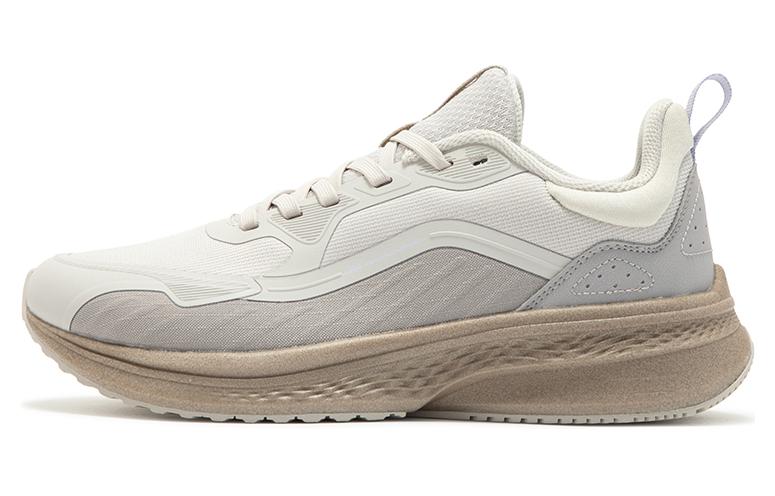 361° Cushioning Wear-Resistant Low-Top Running Shoes Women's Gray Brown