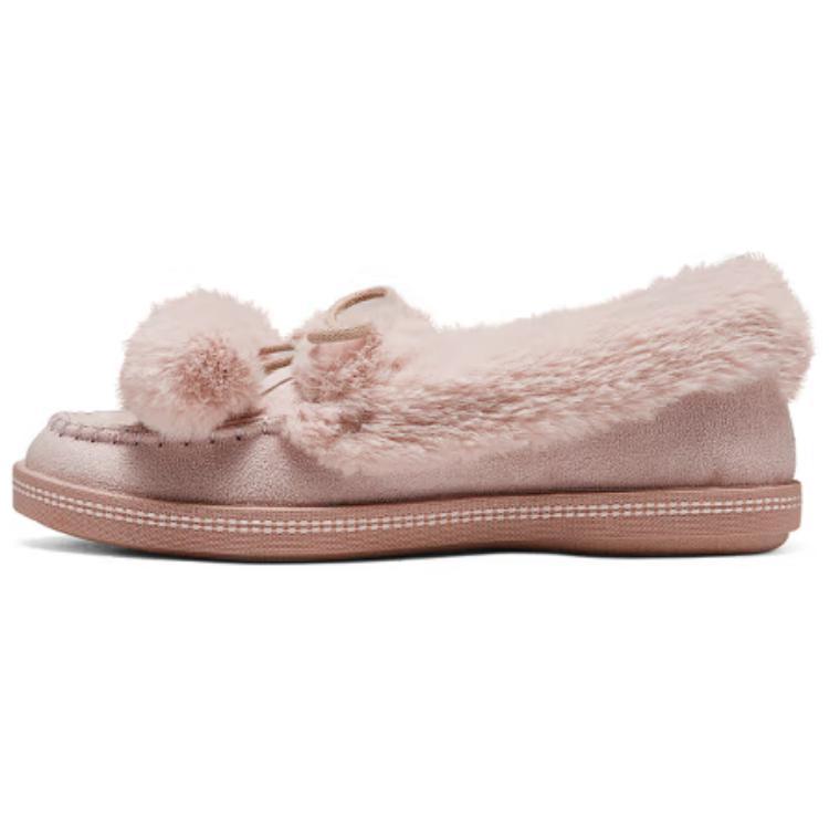 Skechers Modern Comfort Warm Slip-Resistant Short Snow Boots Women's Nude Pink