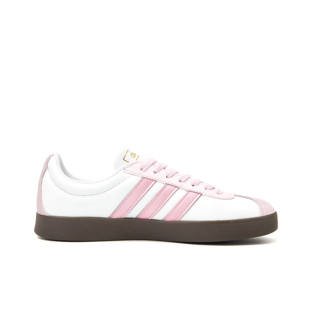 Adidas Neo VL Court 2.0 Abrasion Resistant Slip Resistant Low Top Skateboard Shoes Unisex White Pink купить в интернет-магазине Yoocart с быстрой доставкой по России.