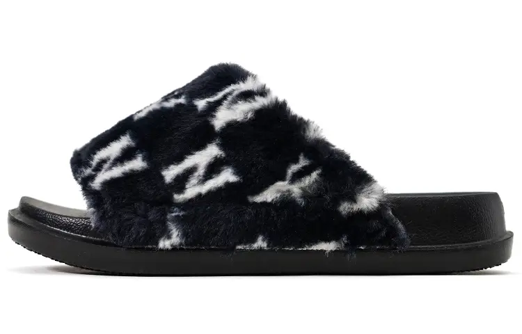 MLB Slipper Slip Resistant Slide Slippers Unisex Black
