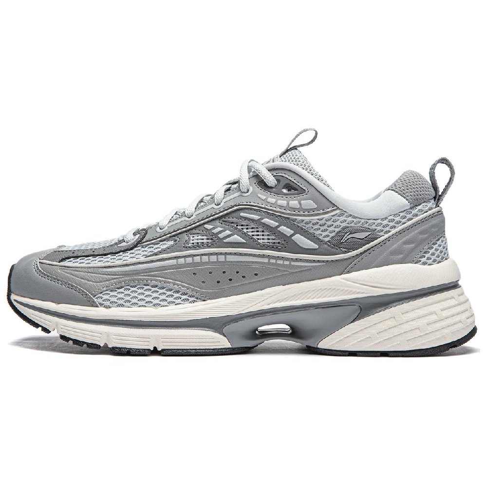 LiNing Comet LITE Cushioning Anti-Slip And Wear-Resistant Rebound Low-Top Casual Shoes Men's Gray