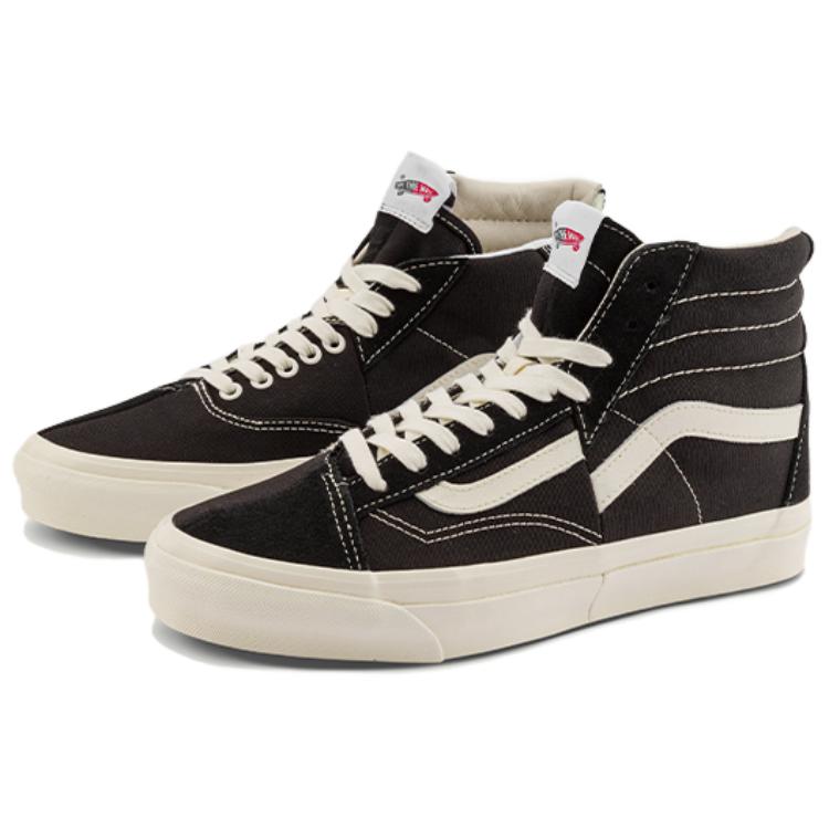 Vans Anti-Slip Wear-Resistant Mid-Top Skateboard Shoes Unisex Black