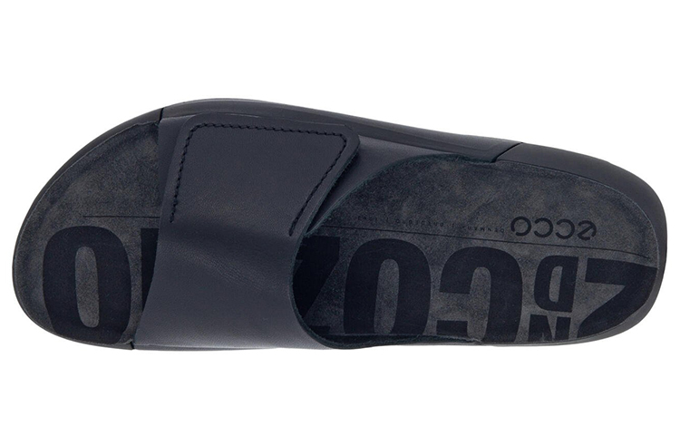 Ecco Rubber Sole Abrasion-Resistant Slide Slippers Women's Black купить в интернет-магазине Yoocart с быстрой доставкой по России.