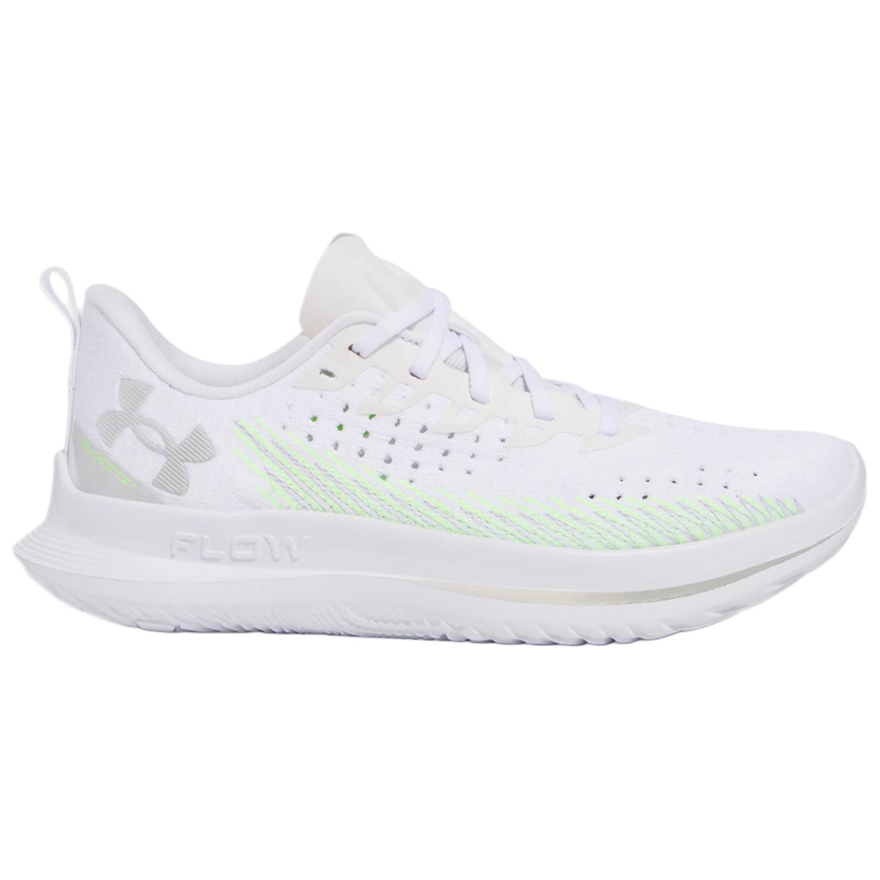 Under Armour Velociti 4 Slip Resistant, Breathable, Lightweight Rebound Low Top Running Shoes Women's White