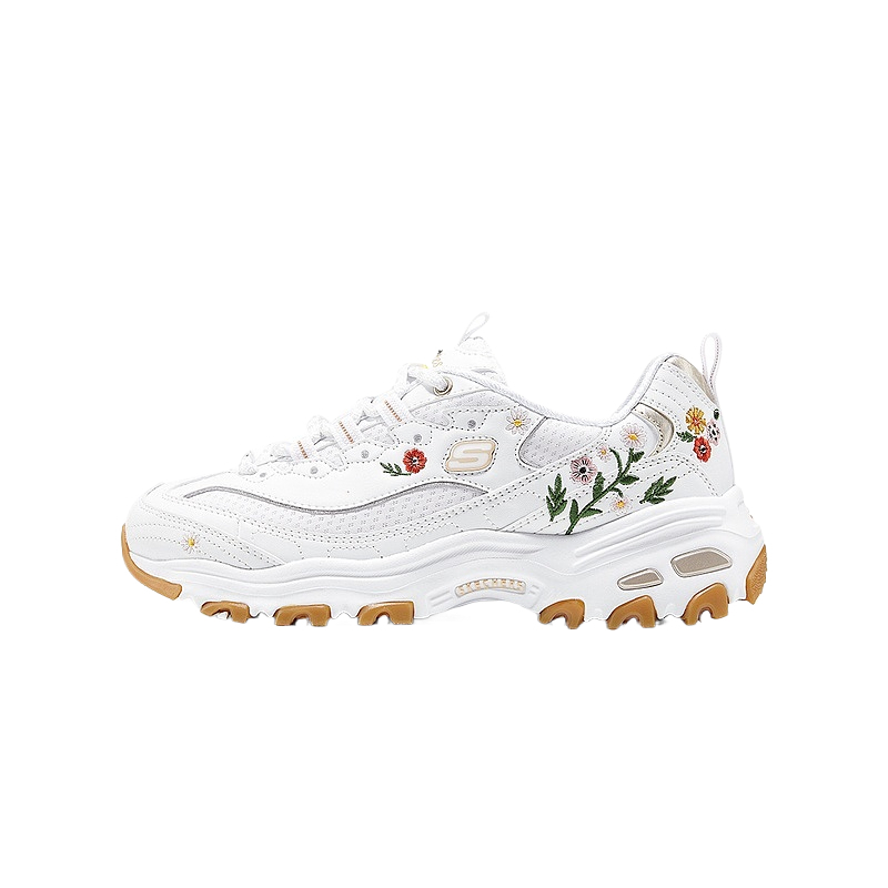 Skechers DLITES Low Top Chunky Sneakers Women's White купить в интернет-магазине Yoocart с быстрой доставкой по России.