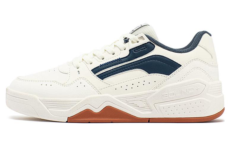 361° Slip Resistant, Abrasion Resistant, Breathable Low Top Skateboard Shoes Women's White Brown Blue