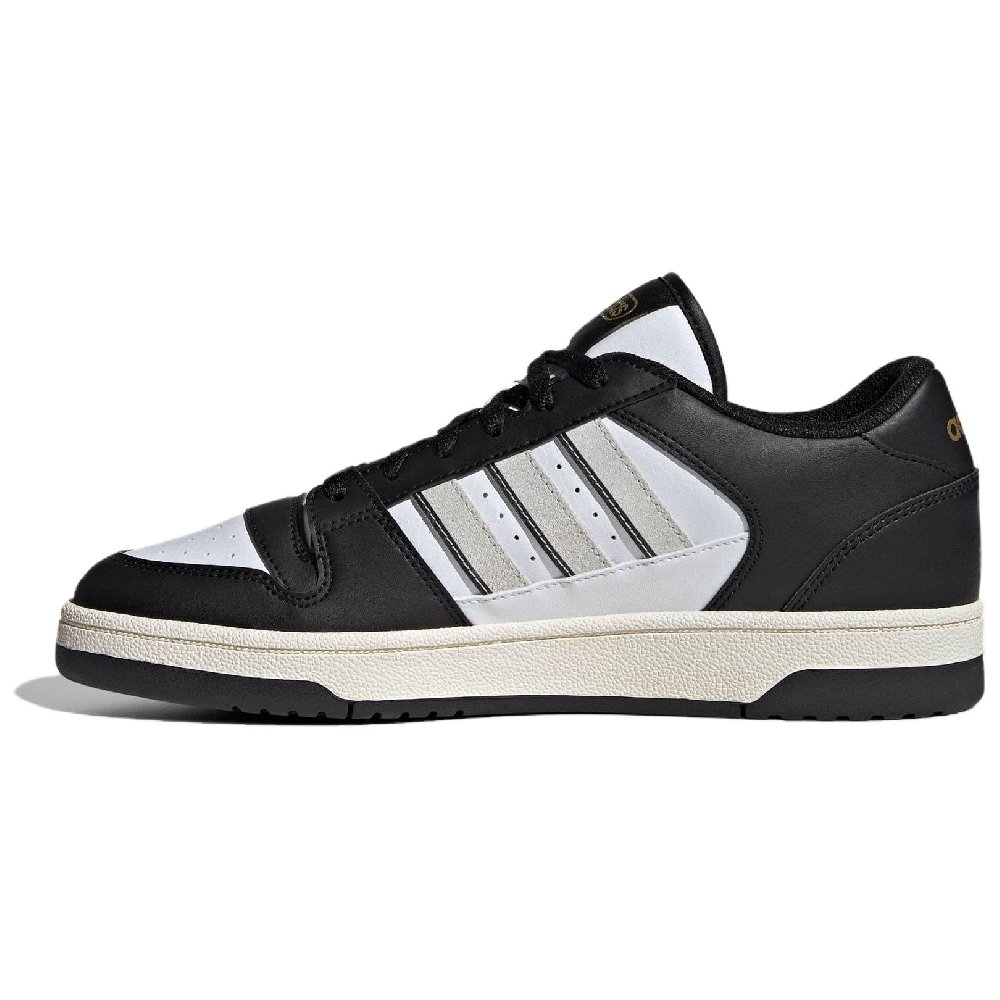 Adidas TURNAROUND Anti Slip Wear Resistant Low Top Skateboard Shoes Men's Black White