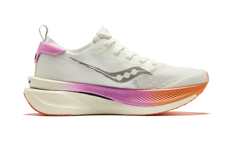 Saucony IDLING Cruise 2 Low Top Running Shoes White Purple