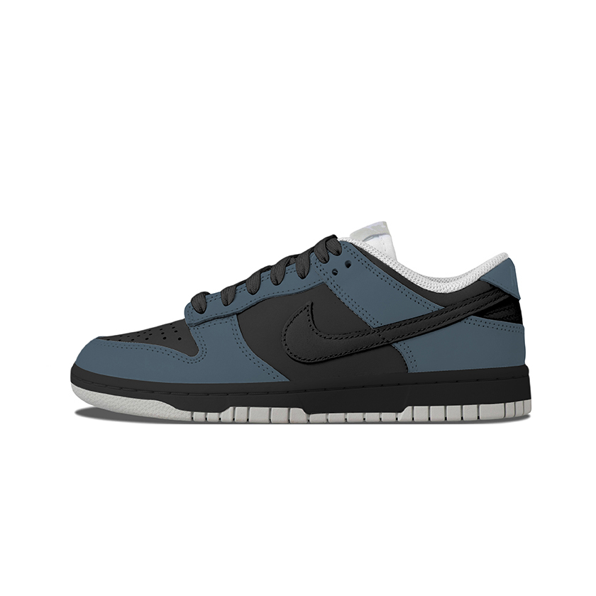 Nike Dunk Wind Greeting Sleeve, Dingduo Anti Slip Wear Resistant Low Top Skateboard Shoes Women's Black Blue