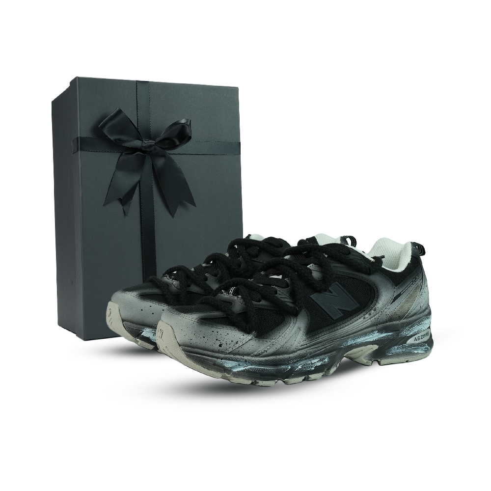 New Balance NB 530 Breathable Low Top Casual Running Shoes Unisex Dark Black
