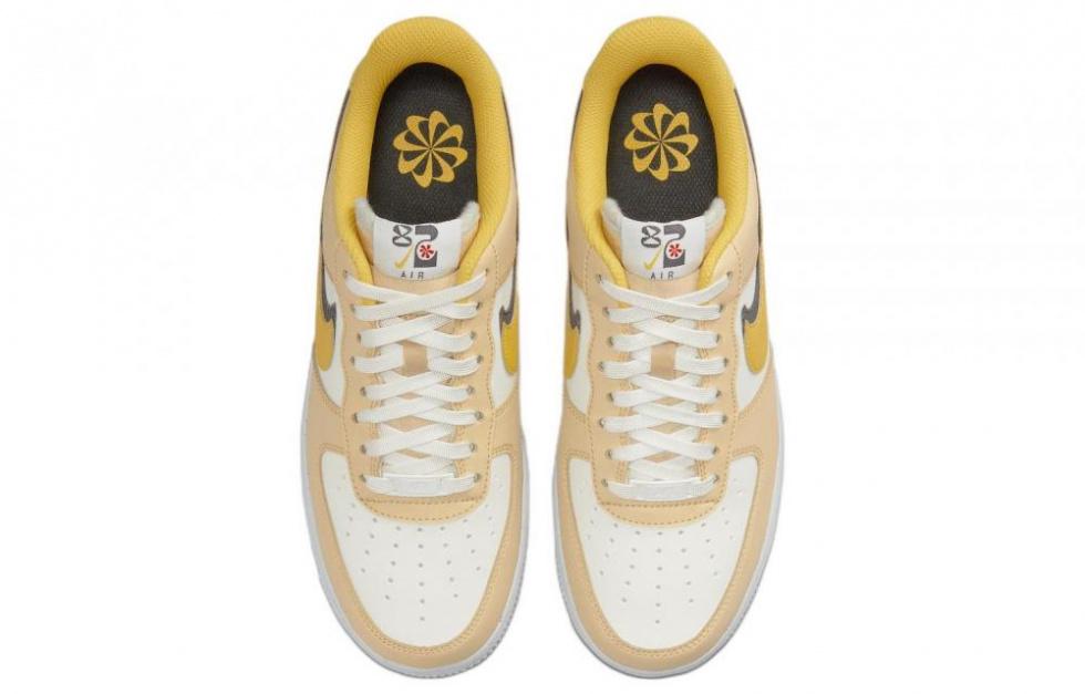 Nike Air Force 1 Low '07 Lx '82 Double Swoosh Sail Yellow Ochre Women's купить в интернет-магазине Yoocart с быстрой доставкой по России.