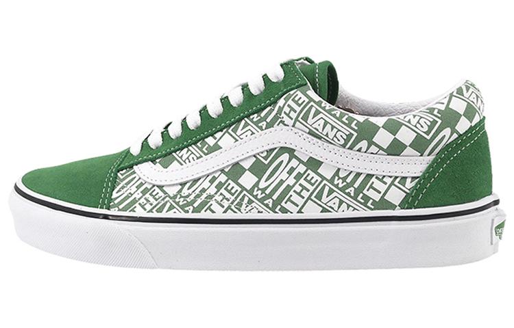 Old Skool Vans 'Off The Wall Green'