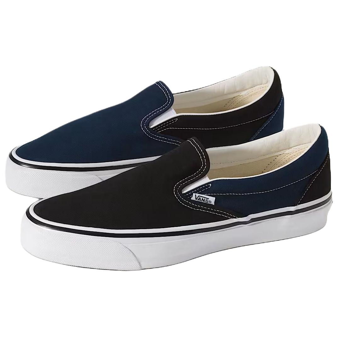 ENGINEERED GARMENTS x Vans Slip on 98 Support Skateboard Shoes Unisex Blue Black