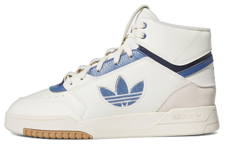 Adidas Originals Drop Step Series Кроссовки для скейтбординга Высокие Белые и синие Унисекс
