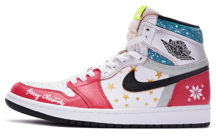 Jordan Air Jordan 1 Retro High Top Vintage Basketball Shoes Unisex Peach Red