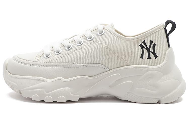 MLB Chunky High Wear-Resistant Height Increasing Low-Top Chunky Sneakers Unisex White