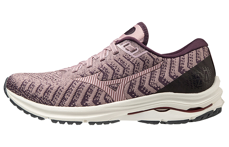 Mizuno Women's Wave Rider 24 Waveknit 'Purple Pink' Women's