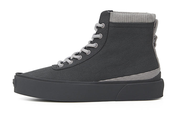 EQLZ EQUALIZER Fault High Skateboard Shoes Unisex Black Stone