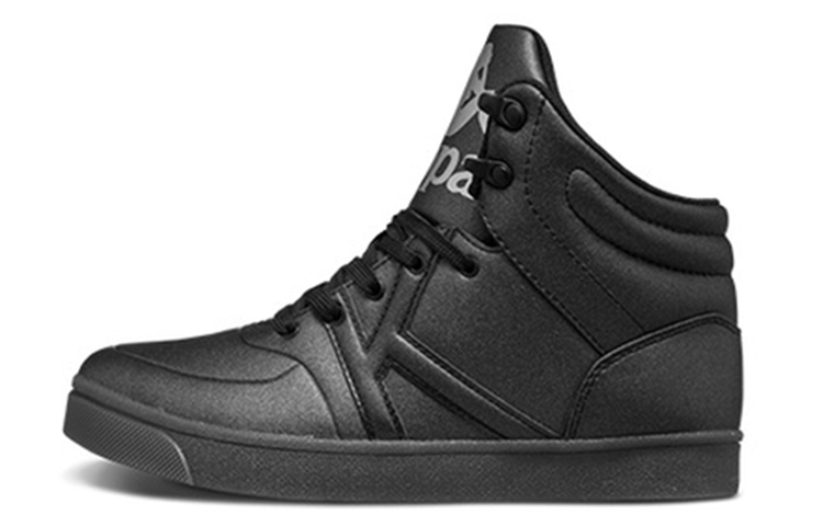 Kappa Skateboard Shoes Women's High-Top Black