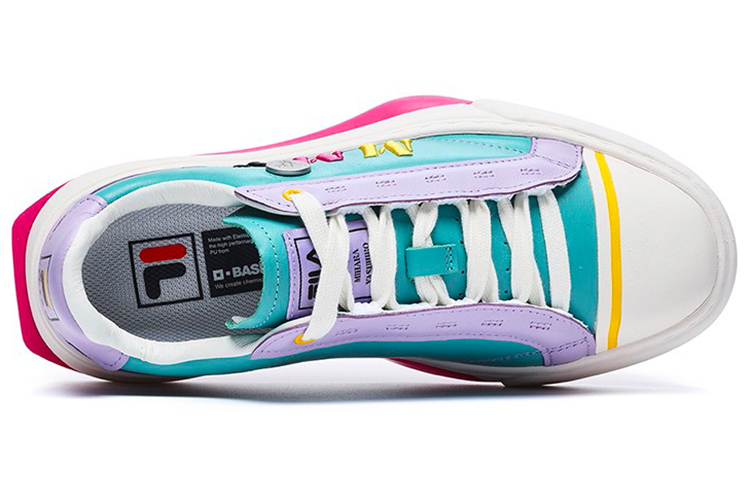 MIHARA YASUHIRO x FILA FM-4 -4 Wear-Resistant Low-Top Skateboard Shoes Women's Blue Green Purple купить в интернет-магазине Yoocart с быстрой доставкой по России.
