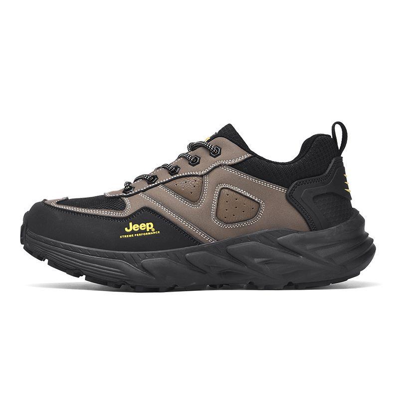 Jeep Anti-Slip Wear-Resistant Low-Top Trekking Shoes Men