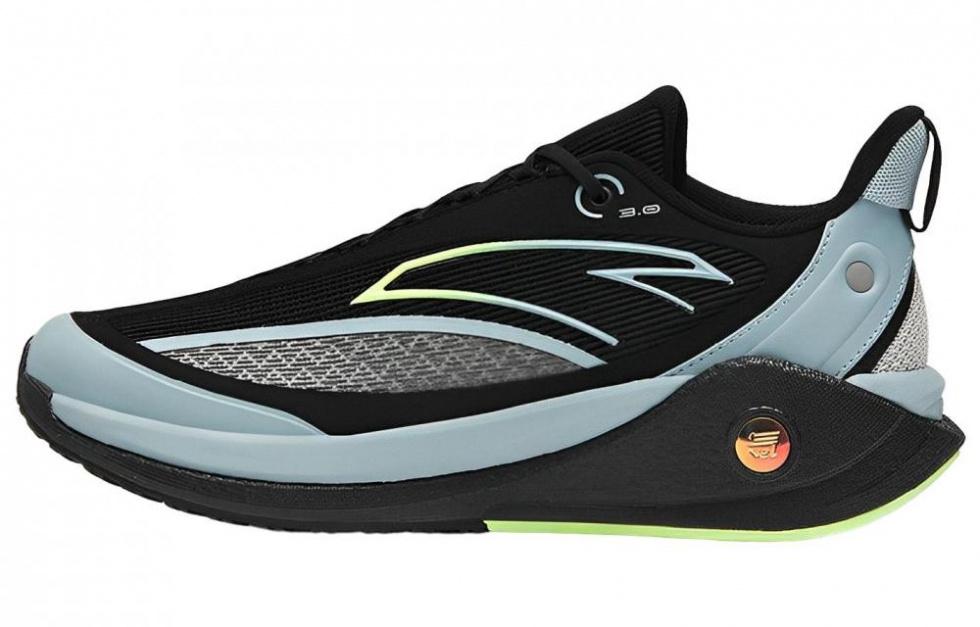 Anta C37 3.0 Slip Resistant, Abrasion Resistant, Breathable Low Top Anta C37 Casual Running Shoes Men's Black Green