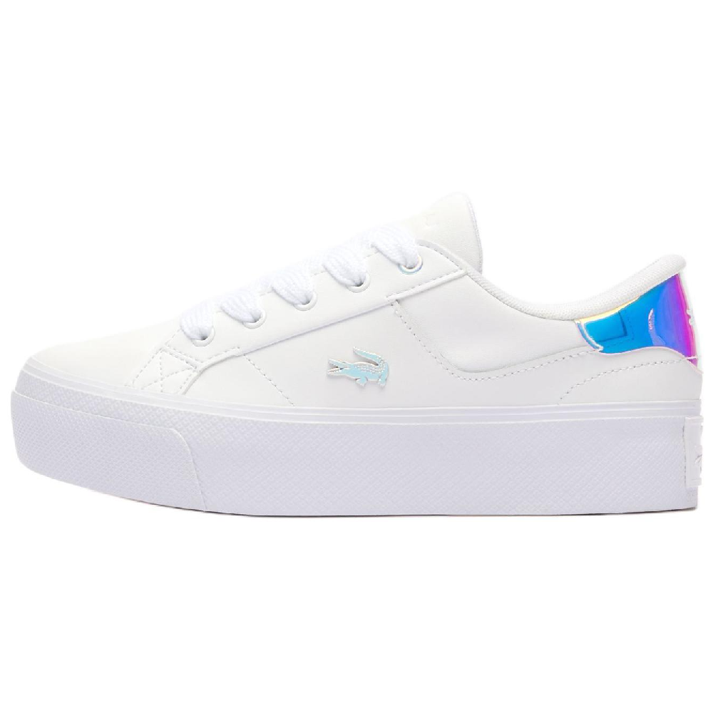 LACOSTE Low Top Skateboard Shoes Women's White