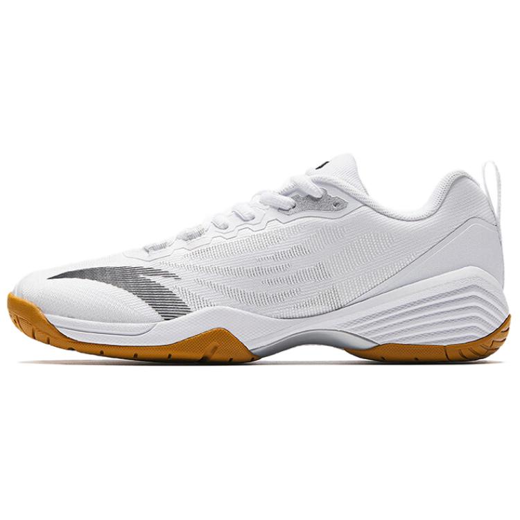 Anta Slip Resistant Rebound Low Top Badminton Shoes Women's White