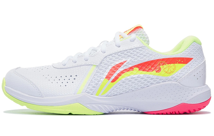 LiNing Thunder Series Lite Low Top Badminton Shoes Unisex Golden Tangerine Lemon