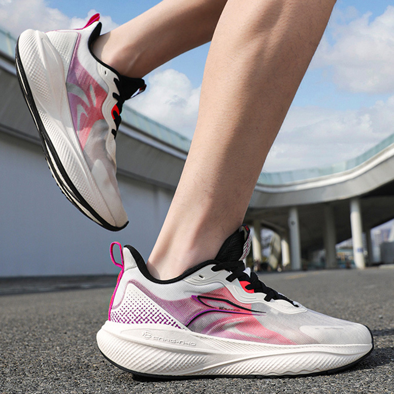 361° Slip Resistant And Breathable Low Top Carbon Plate Sprint Running Shoes Men's White Red Black купить в интернет-магазине Yoocart с быстрой доставкой по России.