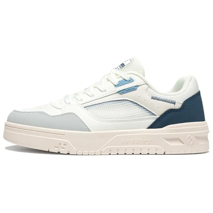 361° Lightweight And Breathable Low Top Skateboard Shoes Men's White Blue купить в интернет-магазине Yoocart с быстрой доставкой по России.