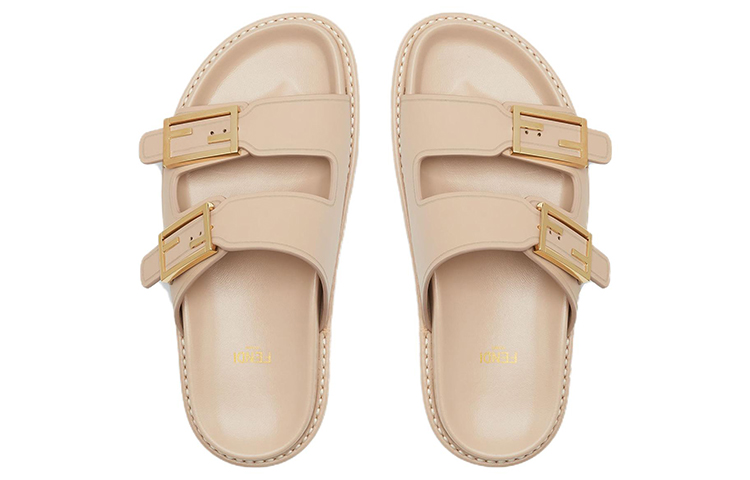 FENDI Slide Slippers Women's Beige купить в интернет-магазине Yoocart с быстрой доставкой по России.