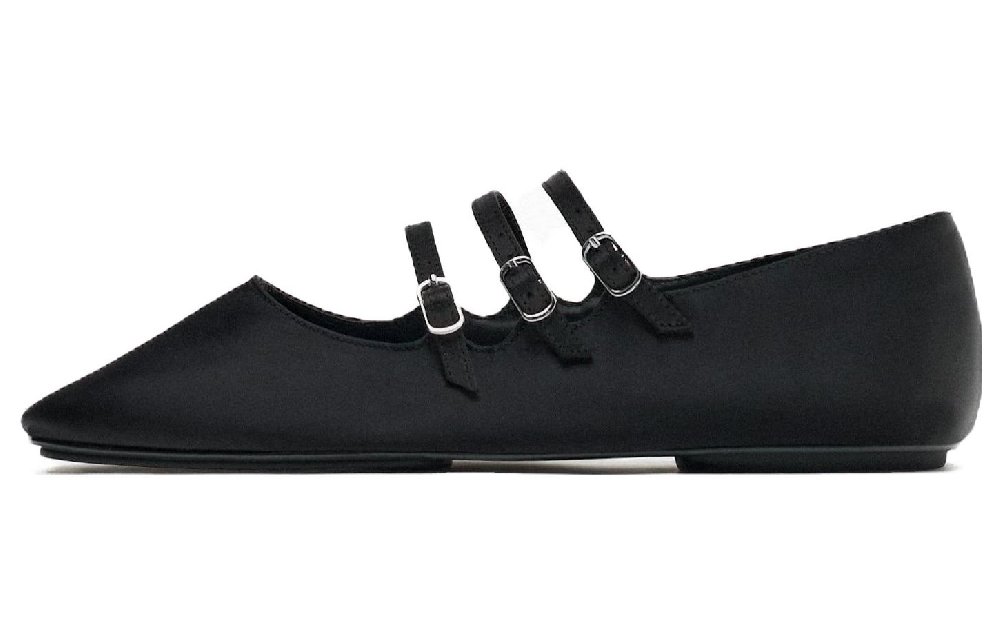 ZARA Casual Abrasion Resistant 1cm Women's Black