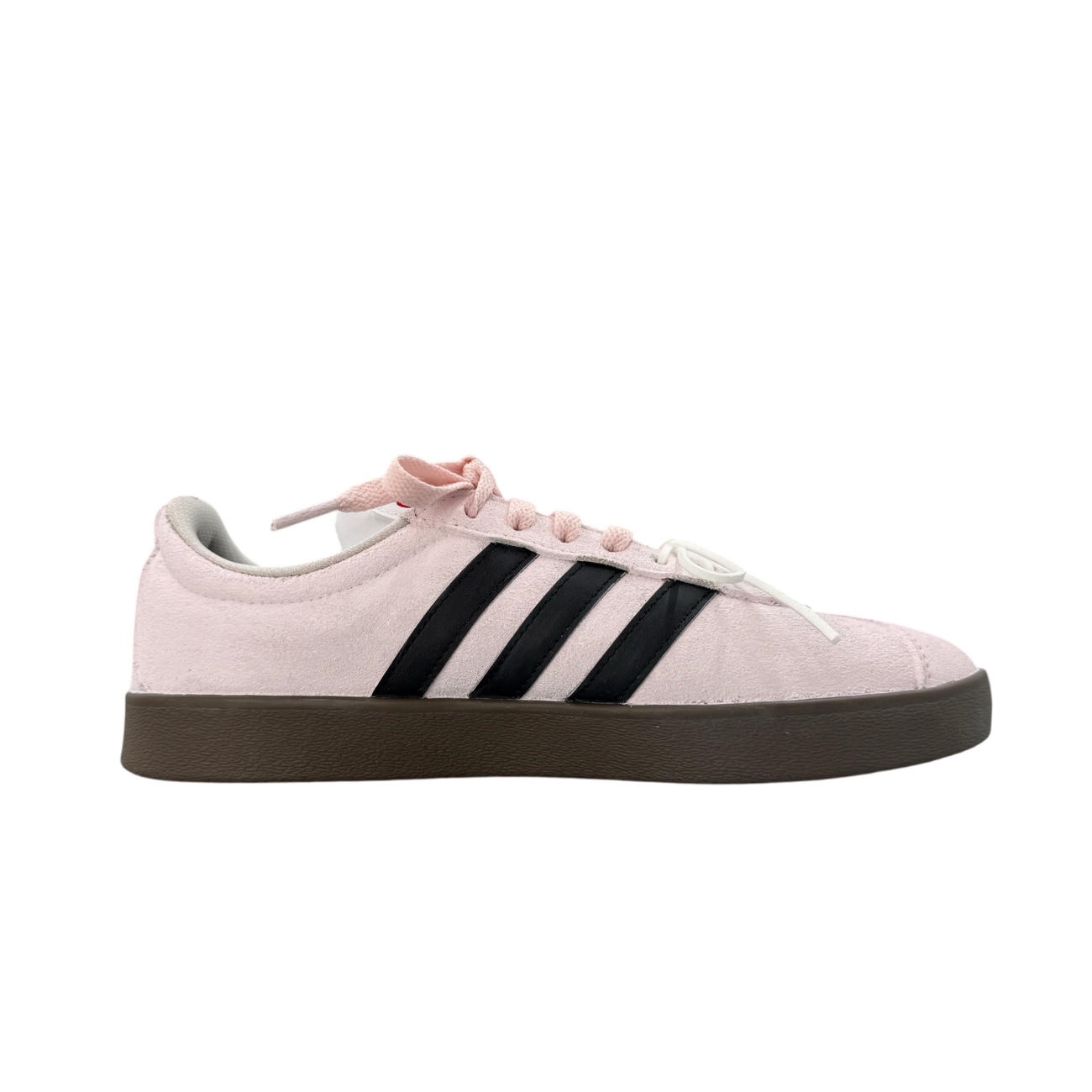 Adidas VL COURT 2.0 Ink, Peach Wear resistant And Lightweight Low top Skateboard Shoes Unisex Black Pink