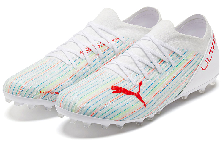 PUMA Ultra 3.2 Mg Spectra Soccer Shoes White/Red купить в интернет-магазине Yoocart с быстрой доставкой по России.