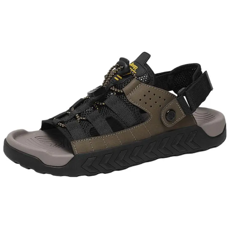 Jeep Outdoor Collection Beach Sandals Men's Black Brown