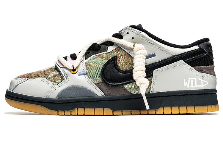 Nike Dunk Low Low-Top Skateboard Shoes Men's Black White