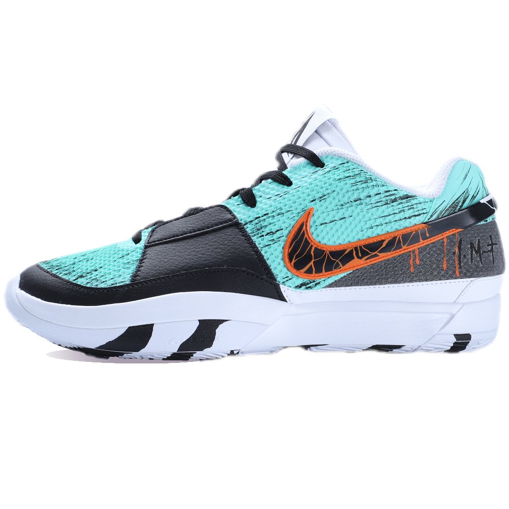Nike Ja 1 EP Cushioning Wear Resistant Low Top Basketball Shoes Men's Black Blue