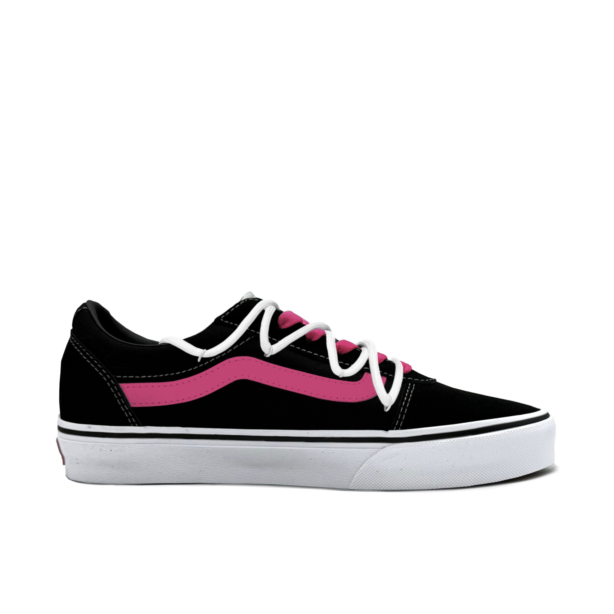 Vans Ward Abrasion Resistant Low Top Skateboard Shoes Men's Pink