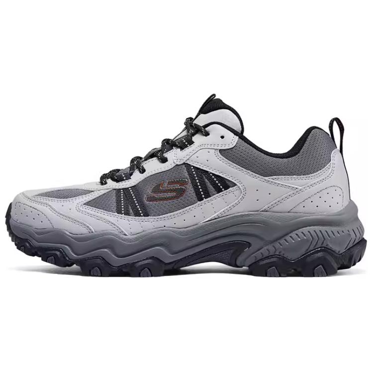 Skechers OUTDOOR Anti-Slip Wear-Resistant Low-Top Running Shoes Men's Gray