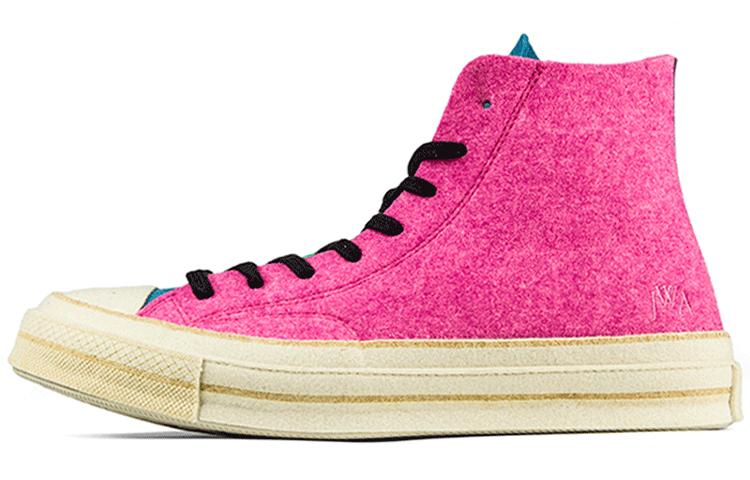 Converse Chuck Taylor All Star 70 Hi Jw Anderson Felt Fuchsia Purple Island Green