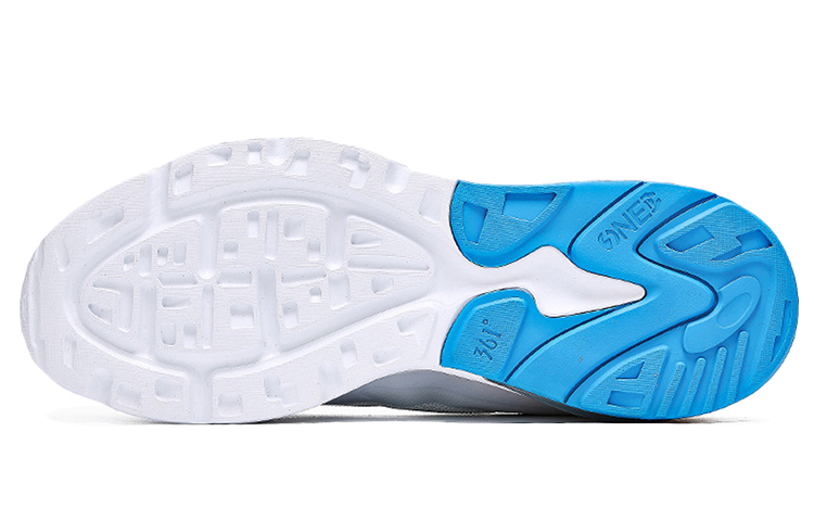361° Durable Breathable Low-Top Sports Casual Shoes Men's White Blue