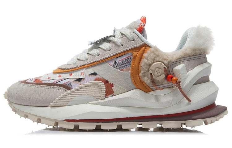 LiNing Eternal 92 Low Paris Fashion Week 2021 'Grey Orange' Women's