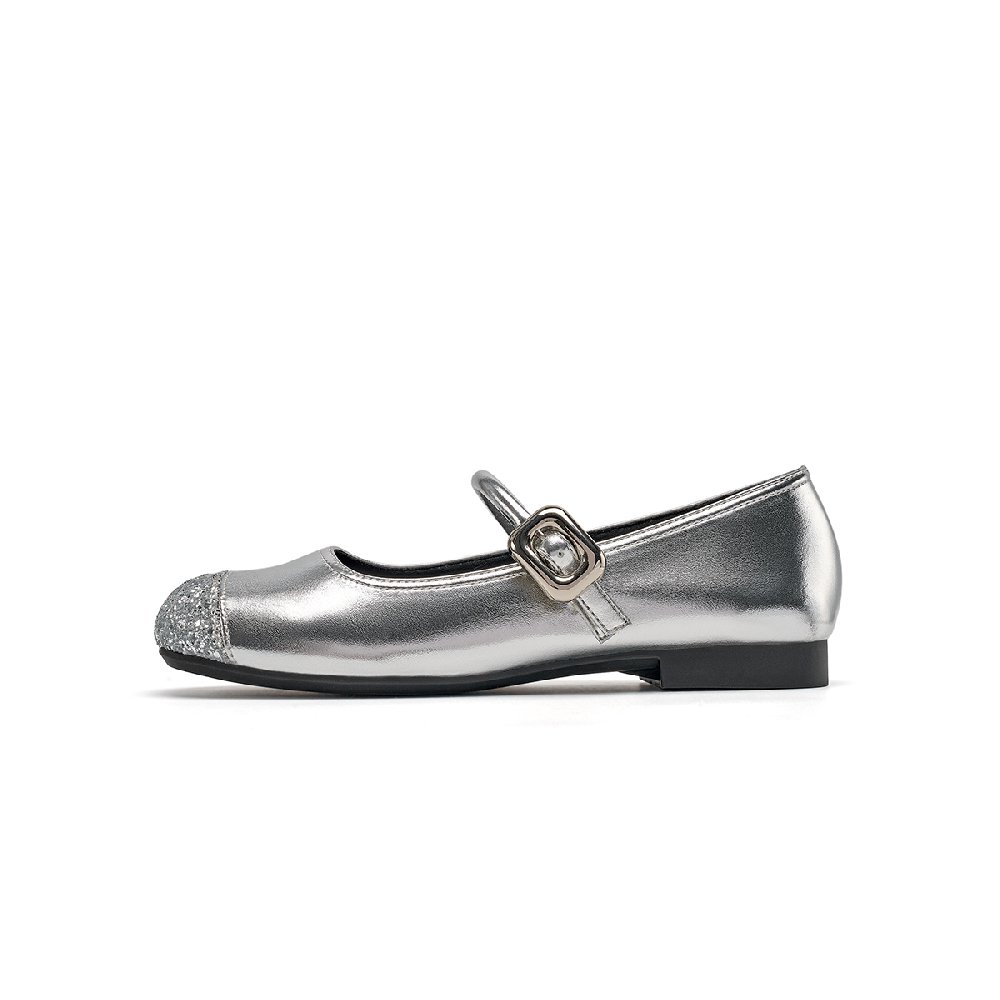 EBLAN Mary Jane Shoes Women's Silver