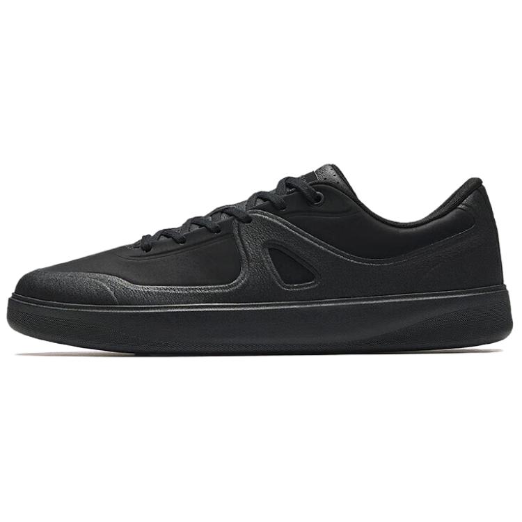 Anta Abrasion Resistant Cushioning Coverage Low Top Skateboard Shoes Men's Black