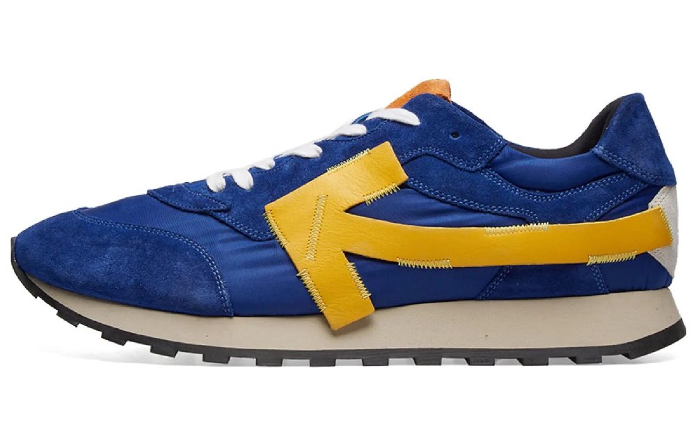 OFF-WHITE Arrow Running Blue Yellow