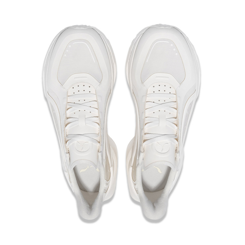 LI NING 1990 Glimpse Abrasion Resistant Slip Resistant Low Top Casual Shoes Women's Ecru