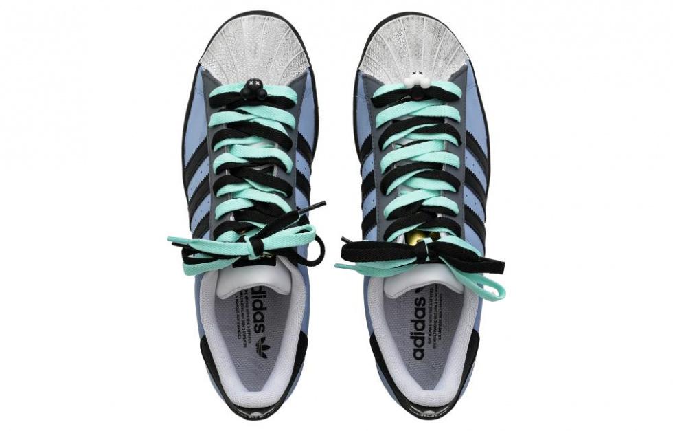 Adidas Originals Superstar Skateboard Shoes Unisex Low-Top Black White Blue купить в интернет-магазине Yoocart с быстрой доставкой по России.
